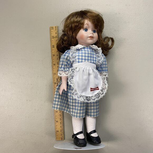 Vintage Little Debbie 30th Anniversary Porcelain Doll 1990 COA Dynasty Dolls 90s - Picture 9 of 14